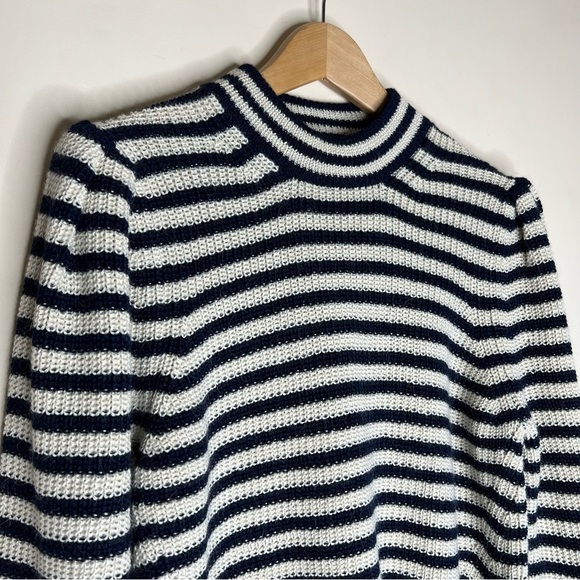 Eleven Six Mia Sweater in Ivory/Navy Stripe - Picture 7 of 15